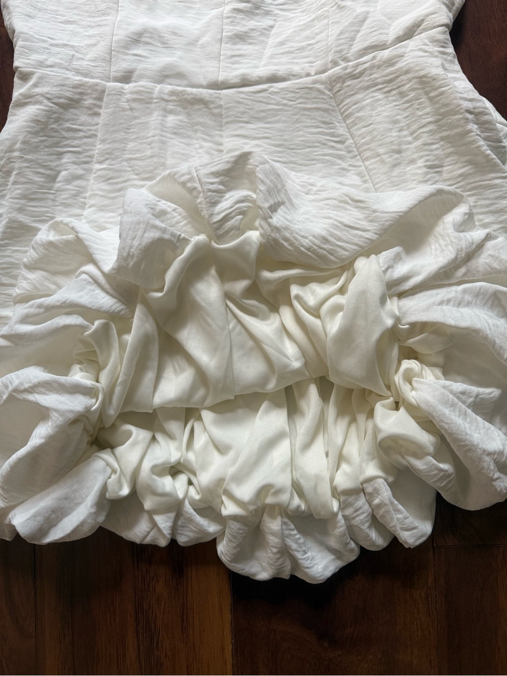 🆕 Better Be White Bubble Mini Dress / Small / Never Worn! - Picture 4 of 4